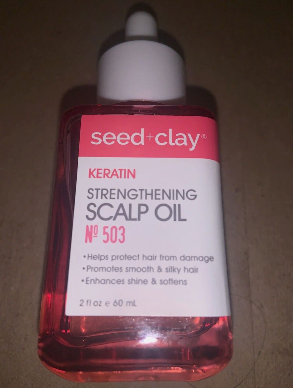SEED+CLAY-ROSEMARY & MINT STRENGTHENING SCALP OIL