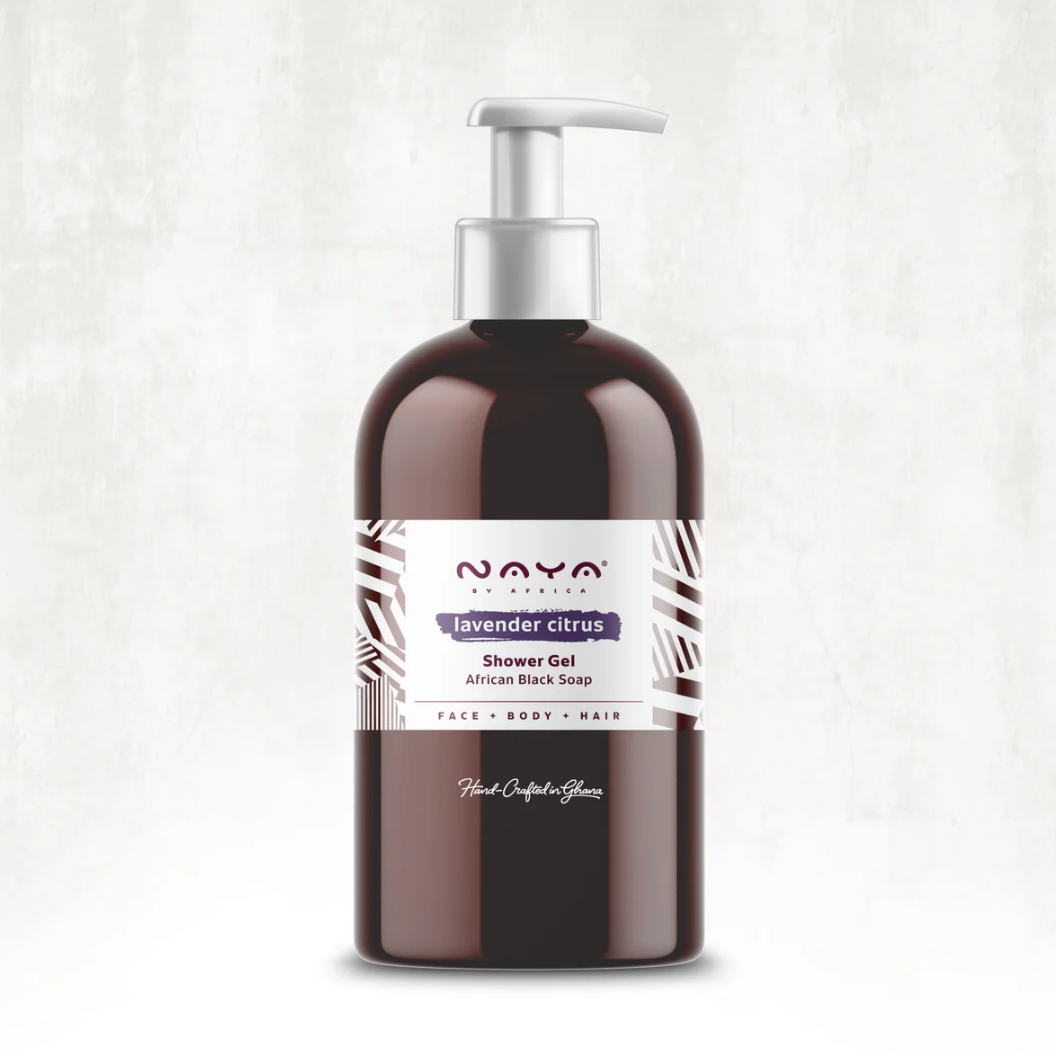 NAYA BY AFRICA - AFRICAN BLACK SOAP SHOWER GEL - LAVENDER CITRUS