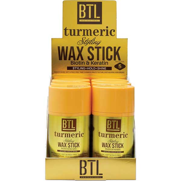 BTL Hair Wax Stick Turmeric, Biotin, Keratin Level 5
