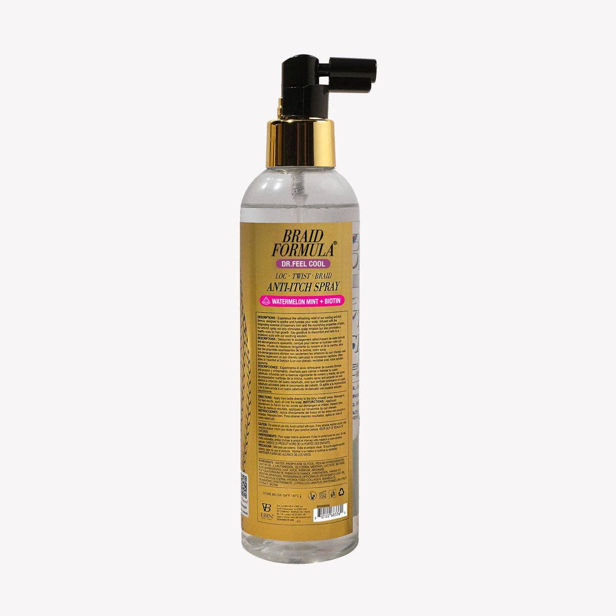 EBIN NEW YORK - Dr. Feel Cool Anti-Itch Spray - Watermelon Mint + Biotin