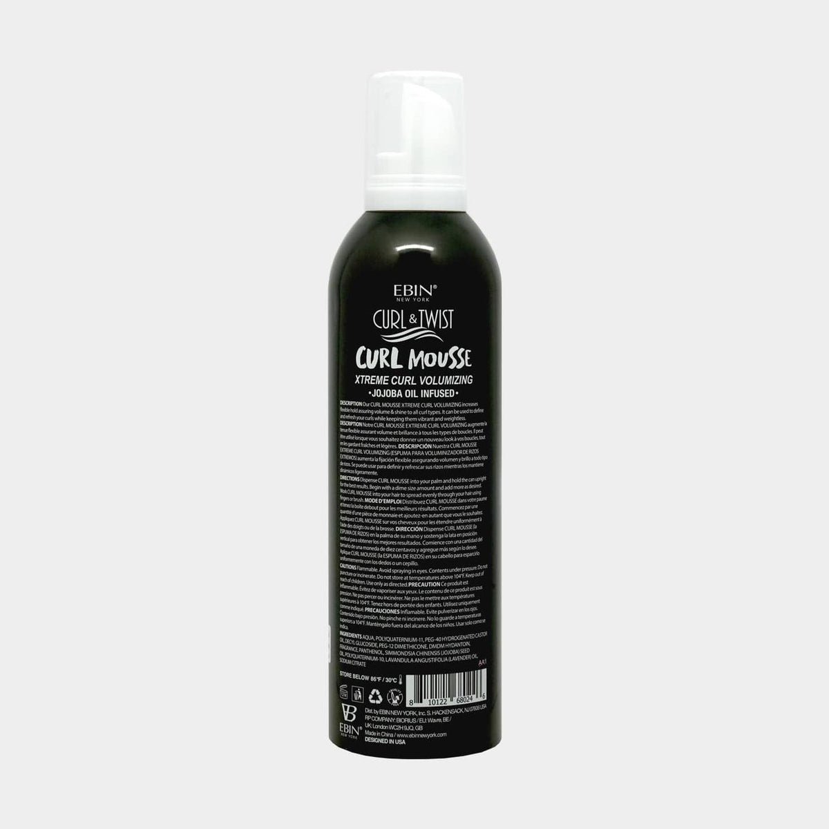 EBIN NEW YORK - Curl & Twist Curl Mousse - Curl Volumizing