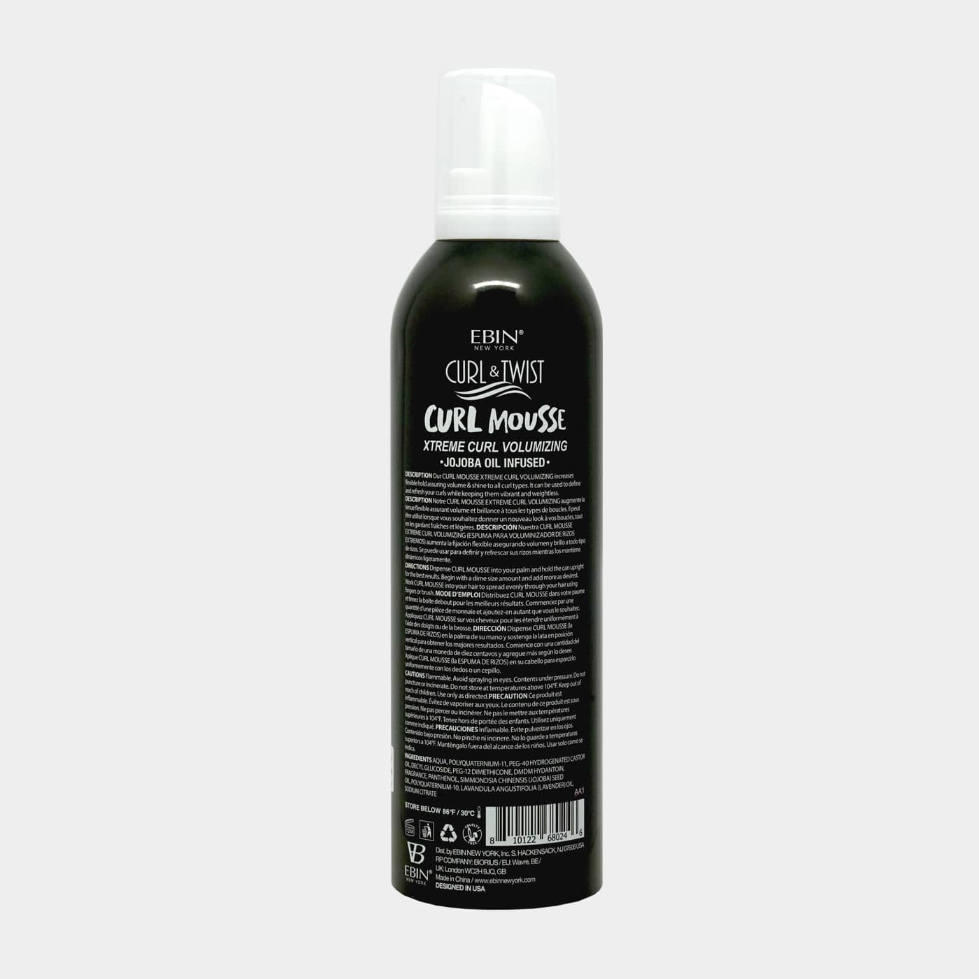 EBIN NEW YORK - Curl & Twist Curl Mousse - Curl Volumizing: 354ml