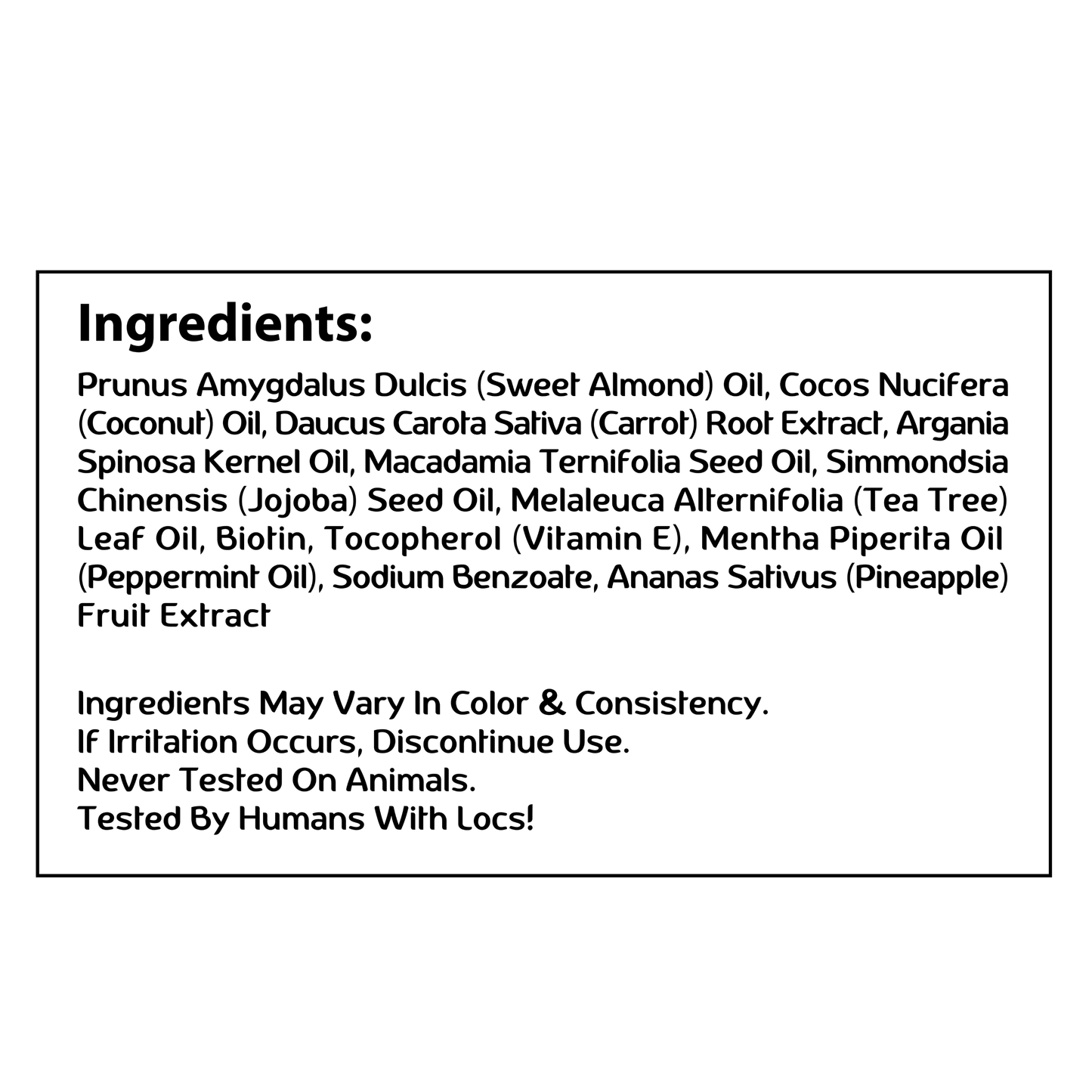 Made For Locs - Locs Vegan Growth Serum: Peppermint