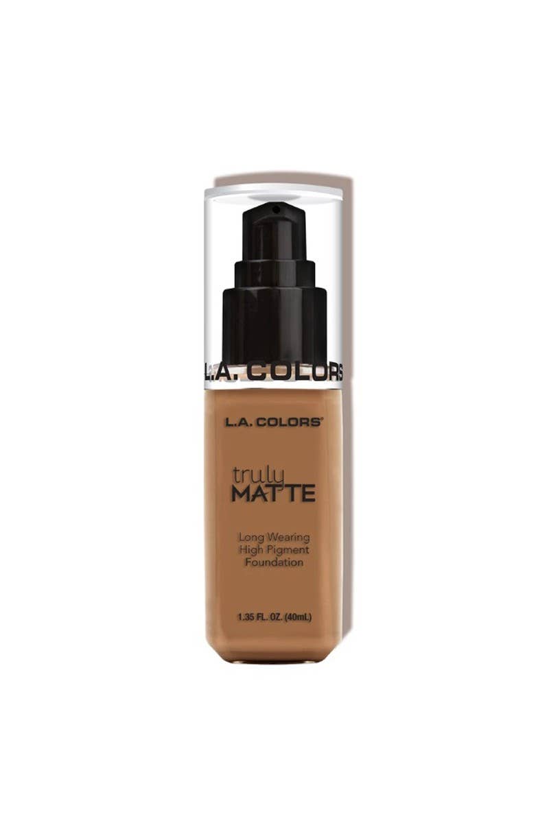 PINEAPPLE Beauty - LA Colors CLM361 Truly Matte Foundation Deep Tan - 3pc