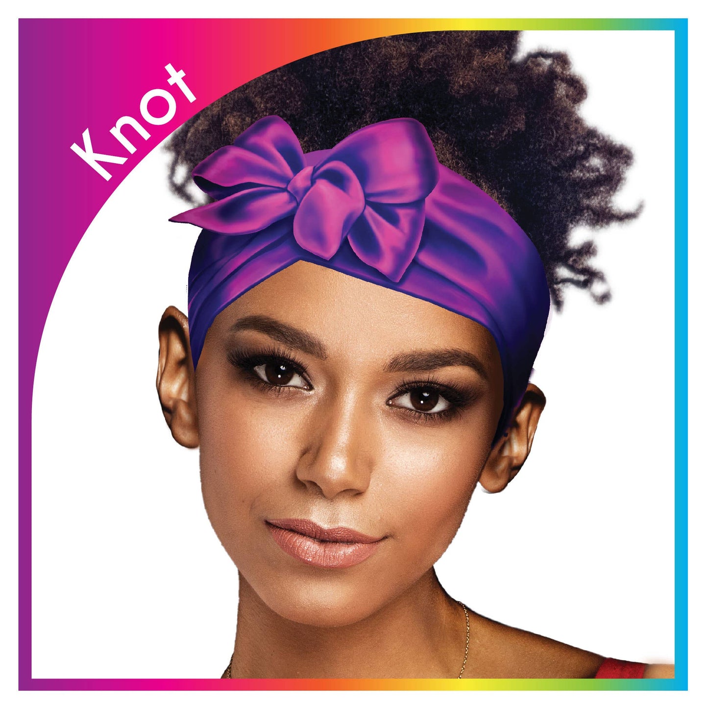 SM Beauty LLC - Edge Scarf | Plain Colors: TES002 Plain Purple 3.15"x59"