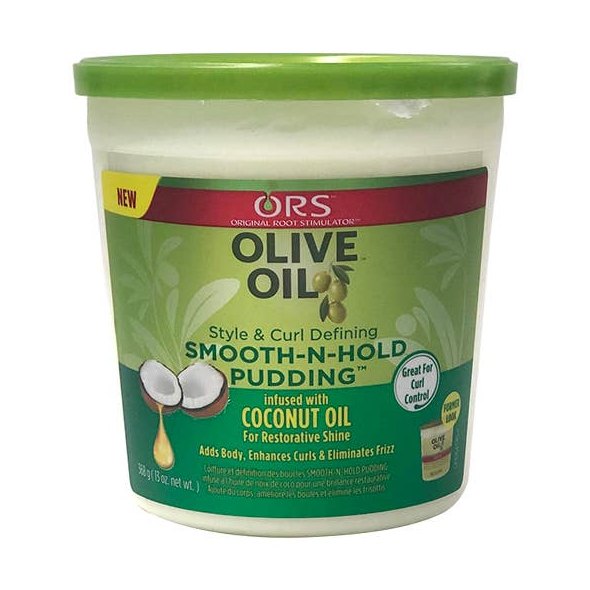 ORS OLIVE OIL SMOOTH N HOLD PUDDING STLE&CURL DEFINING 13OZ