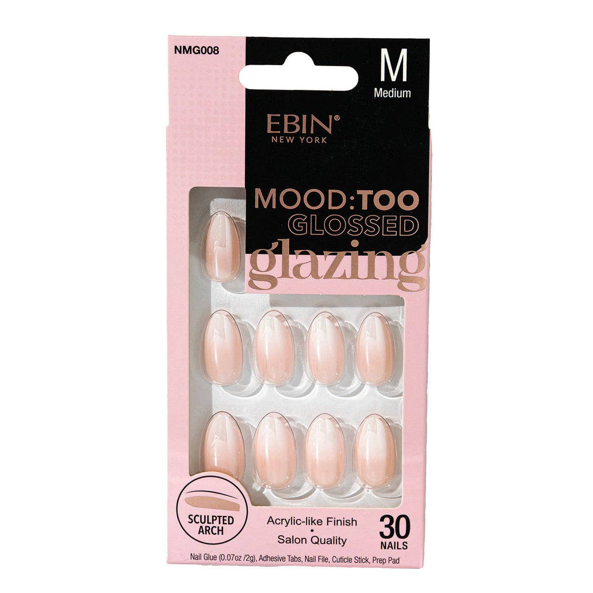 EBIN NEW YORK - MOOD: TOO GLOSSED Glazing - Sheer Almond