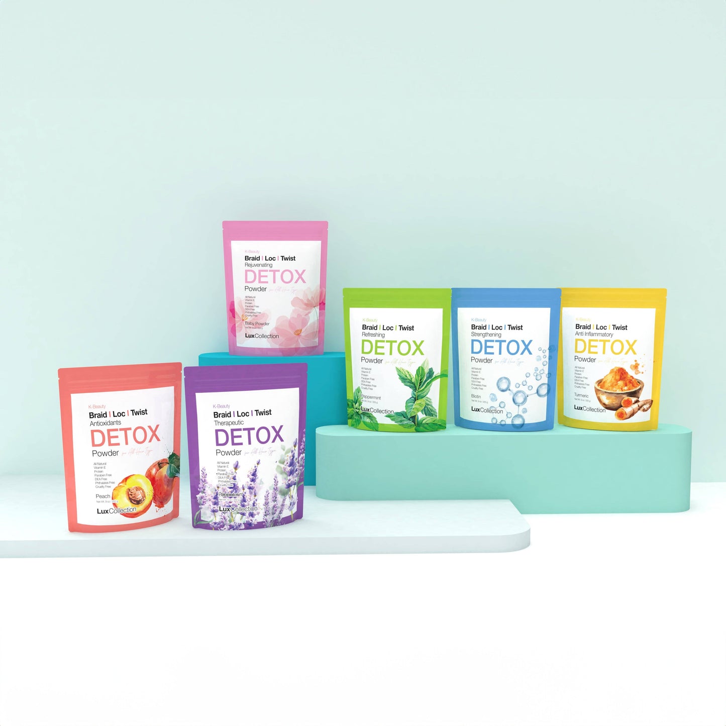 SM Beauty LLC - Lux Collection - Rejuvenating Detox Powder | Baby Powder: LXD001 Rejuvenating Baby Powder (1 PC)