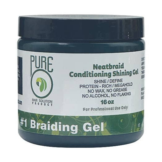 PURE NEATBRAID CONDITIONING GEL BRAIDS LOCKS - 8OZ
