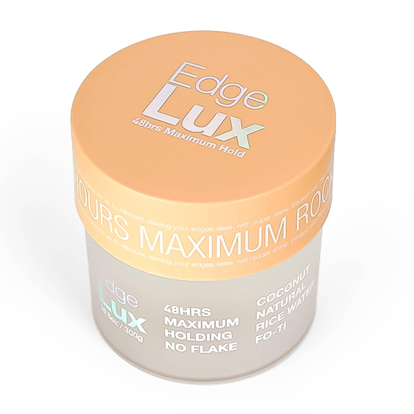 Lux Collection Edge Lux Edge Control Wax 48Hour Maximum Hold: Peach / 100g (12pc)