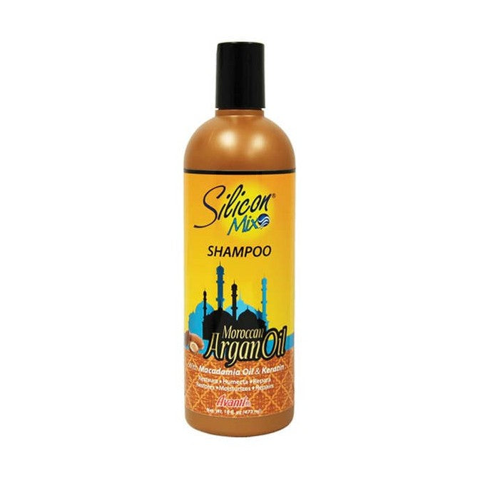 Majestic Wholesale - Silicon Mix Argan Oil Shampoo, 16oz