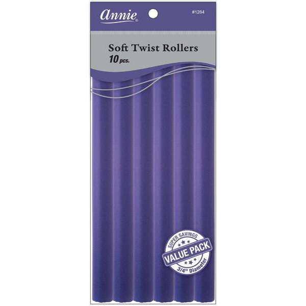 Annie International, Inc. - Annie Soft Twist Rollers 3/4" XL Purple Value Pack (10pcs)