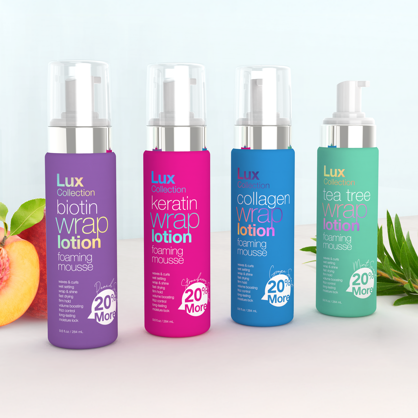 SM Beauty LLC - Lux Collection - Keratin Wrap Lotion Mousse: LX61002 Keratin Wrap Lotion Mousse