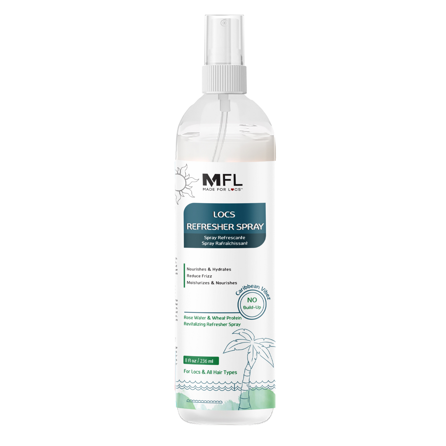 Made For Locs - Locs Rose-Water Refresher Spray | 8 oz: Pomegranate Pear