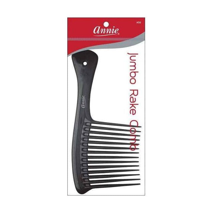 Annie International, Inc. - Annie Jumbo Rake Comb, 1 Count, Black
