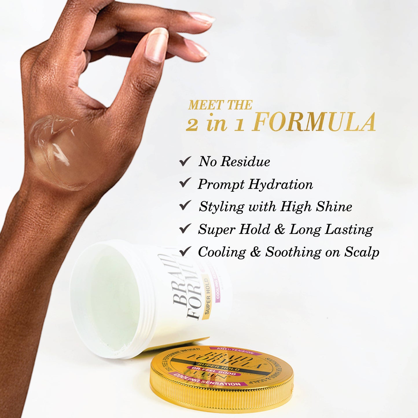 EBIN NEW YORK - BRAID FORMULA CONDITIONING GEL - Dr. Feel Good: 3.53 oz/ 100 mL
