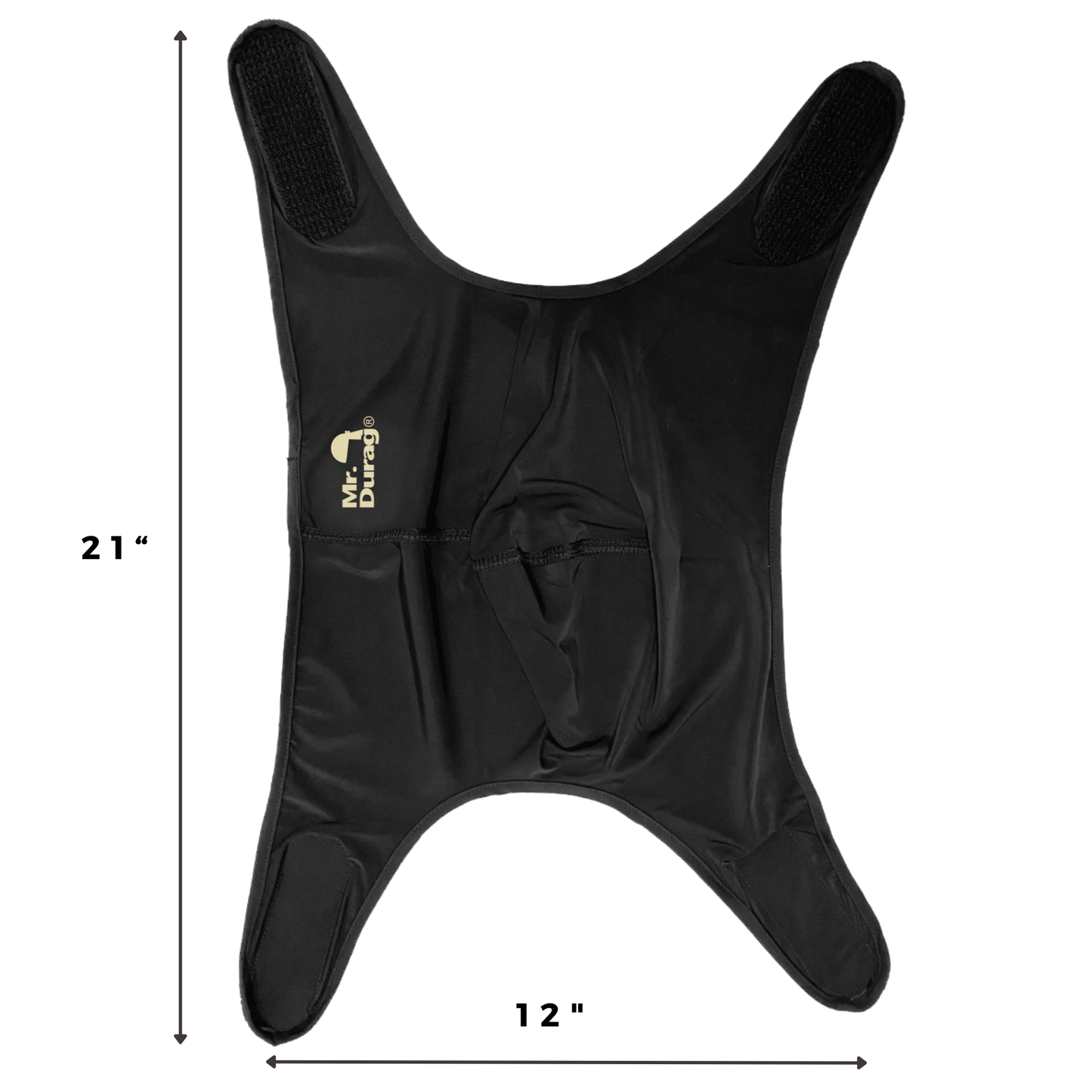 Annie International, Inc. - Mr. Durag Spandex Velcro Compress Wave Cap, Black