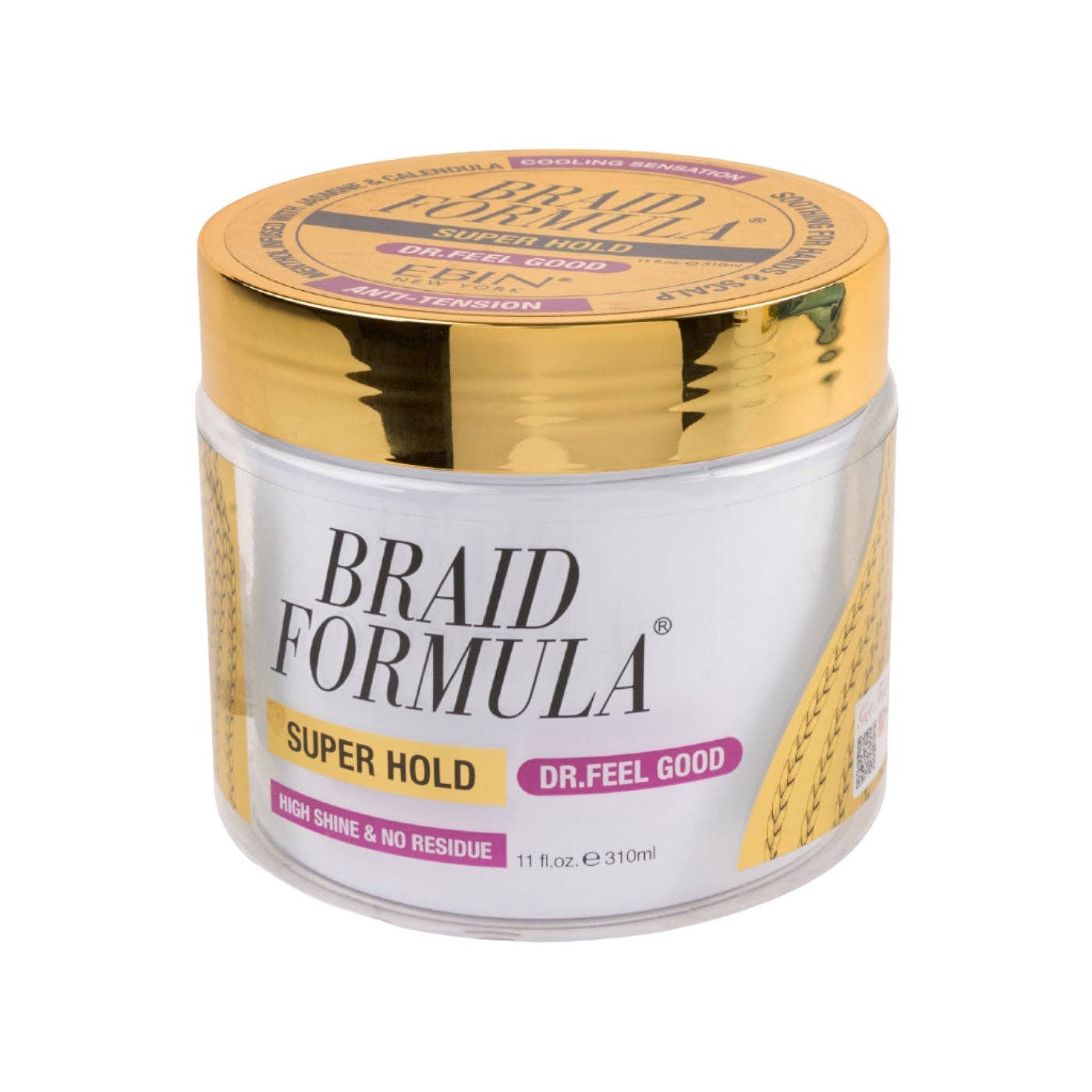 EBIN NEW YORK - BRAID FORMULA CONDITIONING GEL - Dr. Feel Good: 3.53 oz/ 100 mL