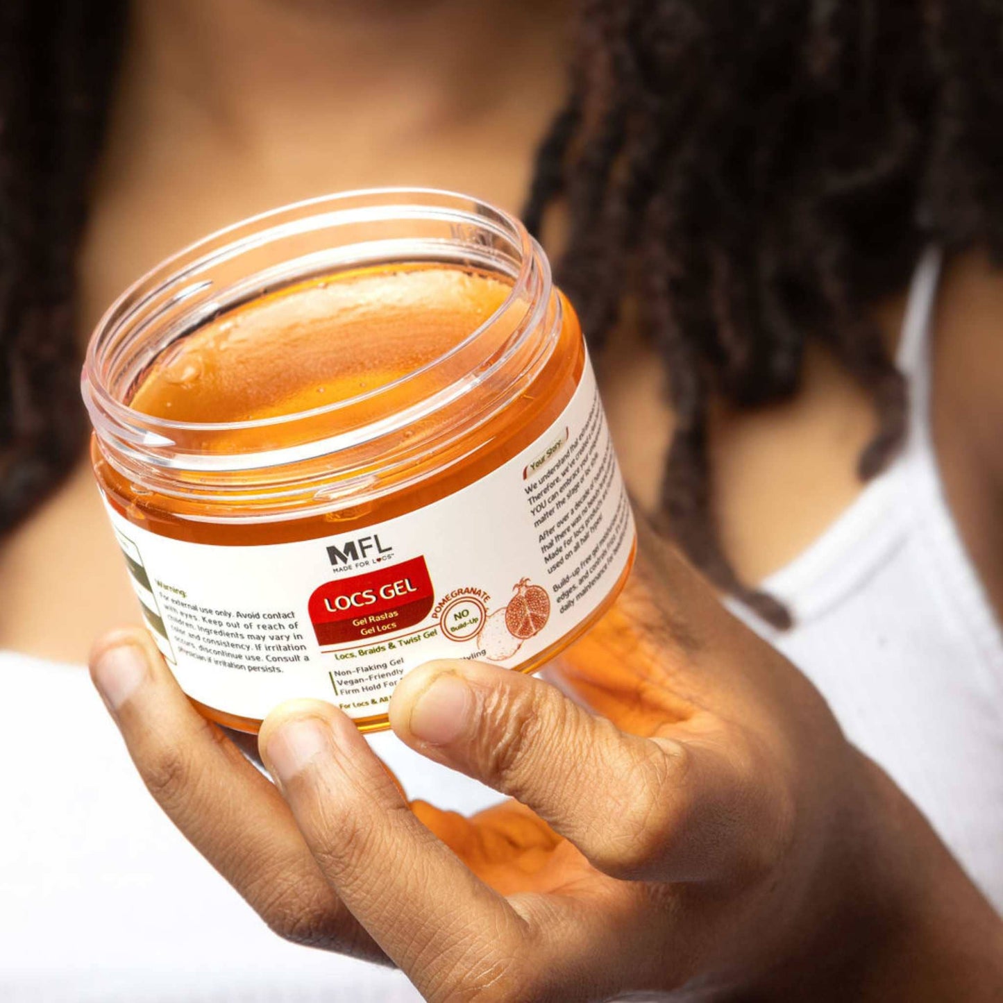 Made For Locs - Locs, Braids & Retwisting Firm Hold Gel | 4 oz: Pomegranate