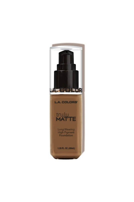 PINEAPPLE Beauty - LA Colors CLM363 Truly Matte Foundation Cappuccino - 3pc