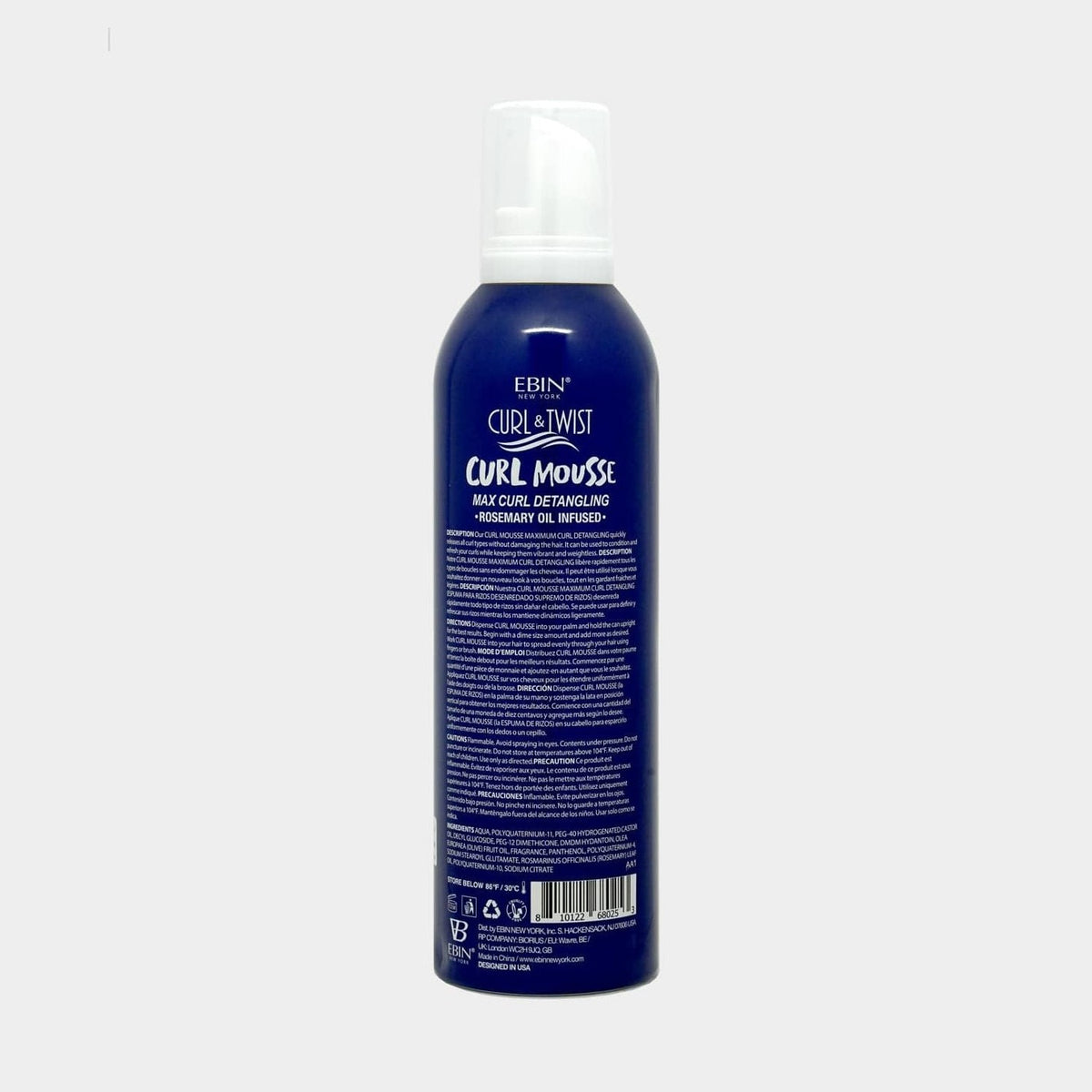 EBIN NEW YORK - Curl & Twist Curl Mousse - Curl Detangling: 80ml