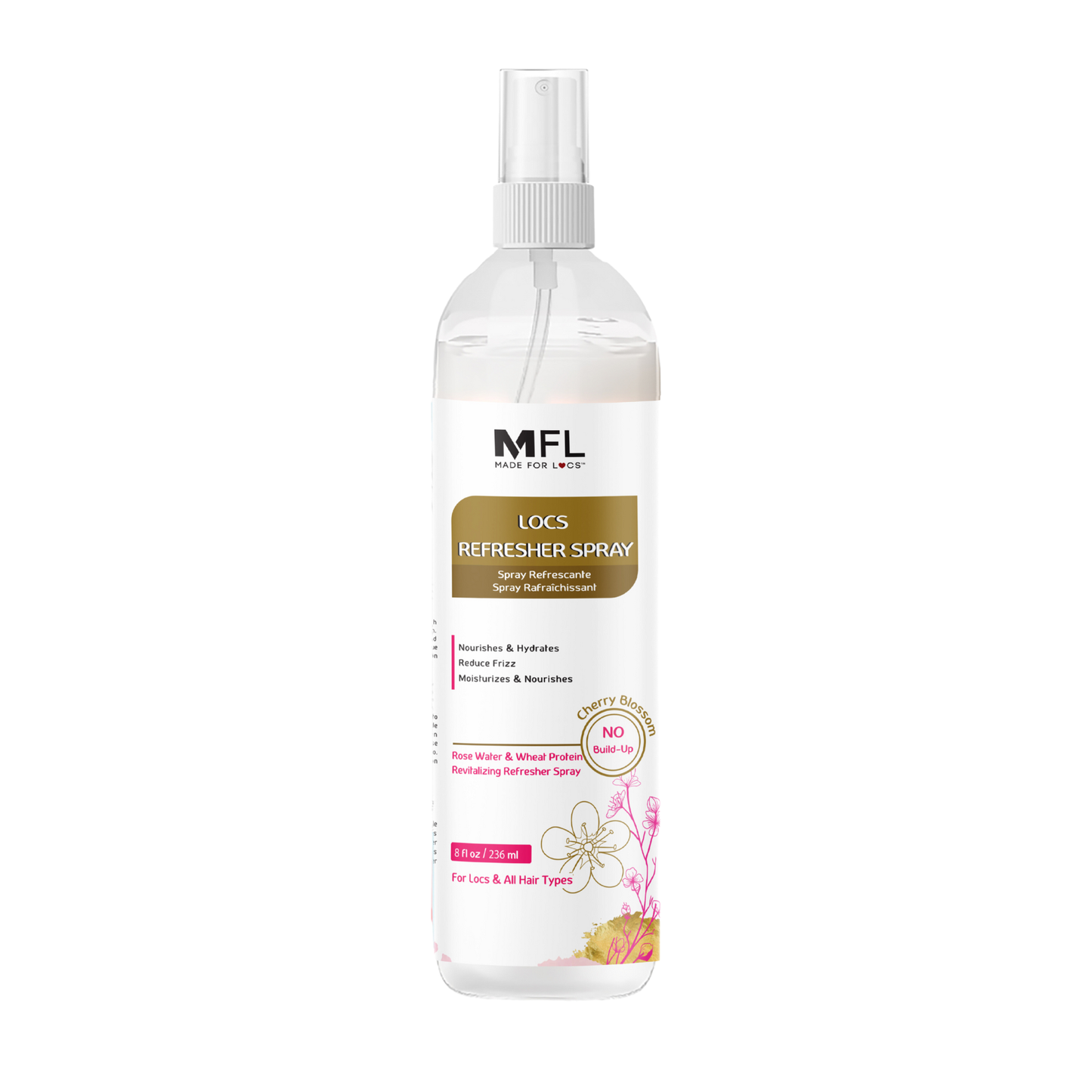 Made For Locs - Locs Rose-Water Refresher Spray | 8 oz: Pomegranate Pear