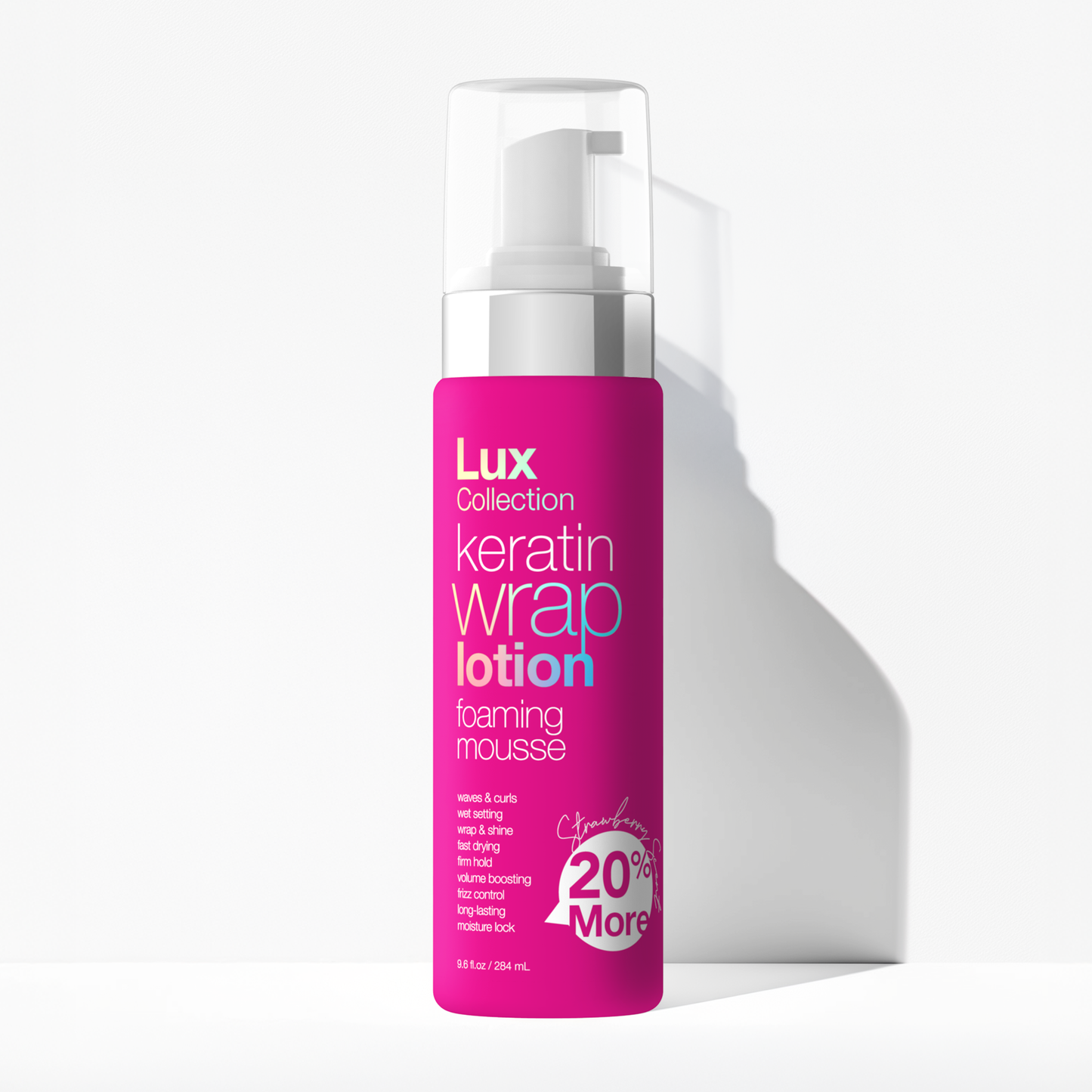 SM Beauty LLC - Lux Collection - Keratin Wrap Lotion Mousse: LX61002 Keratin Wrap Lotion Mousse