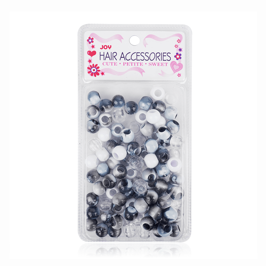 Annie International, Inc. - Joy Round Plastic Beads XL Black Two Tone