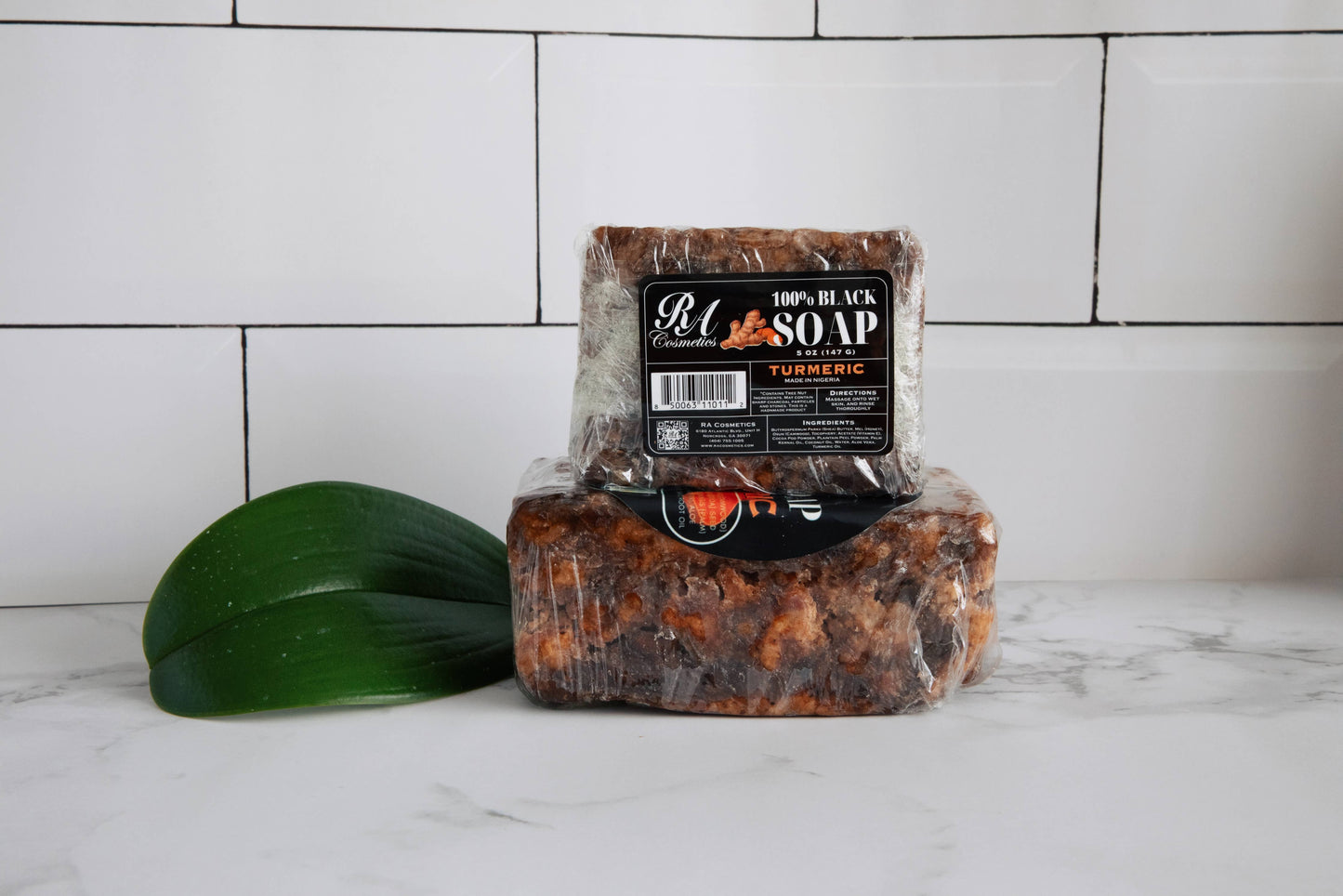 African Black Soap Bar - Turmeric Oil 5 oz