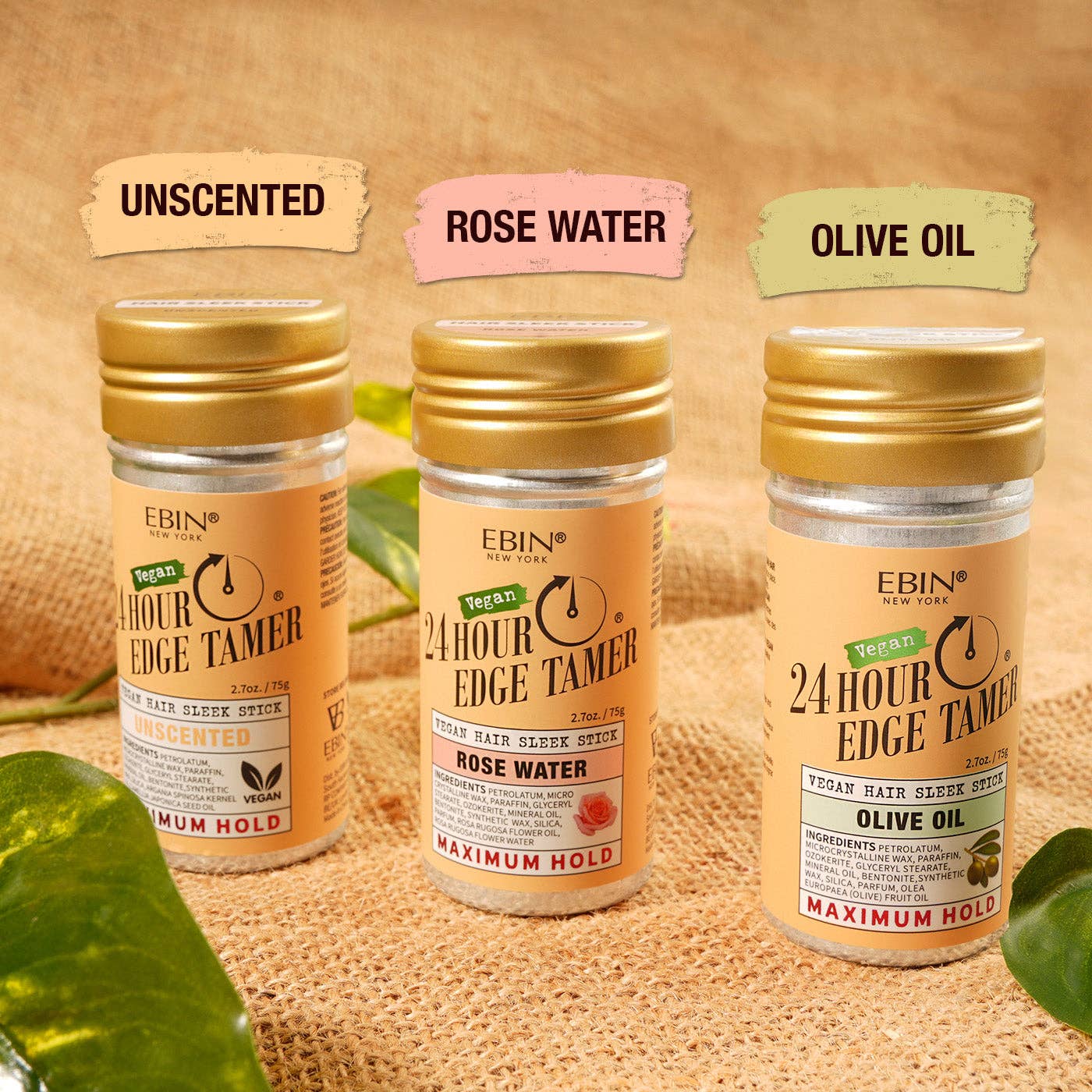 EBIN NEW YORK - Vegan Hair Sleek Stick: Olive Oil