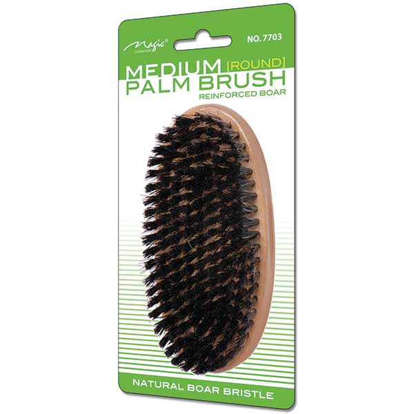 MEDIUM HAIR BRUSH WAVE NARROW BOAR PALM BOAR CLUB: WAVE