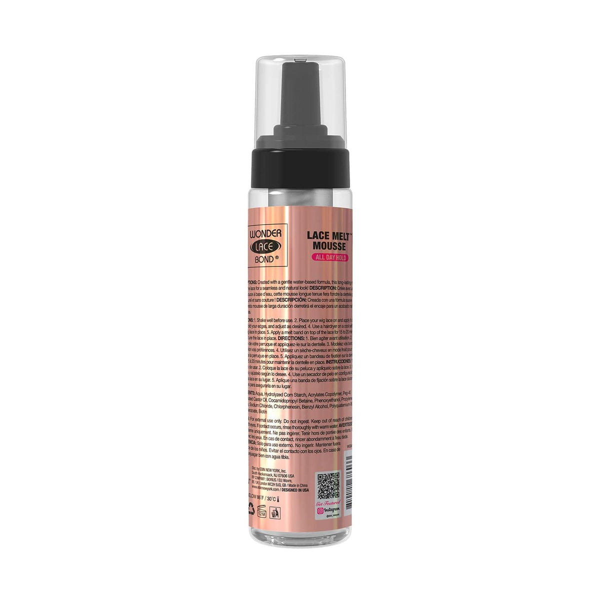 EBIN NEW YORK - Wonder Lace Bond GLUELESS - Lace Melt Mousse: 3.38oz (100ml)
