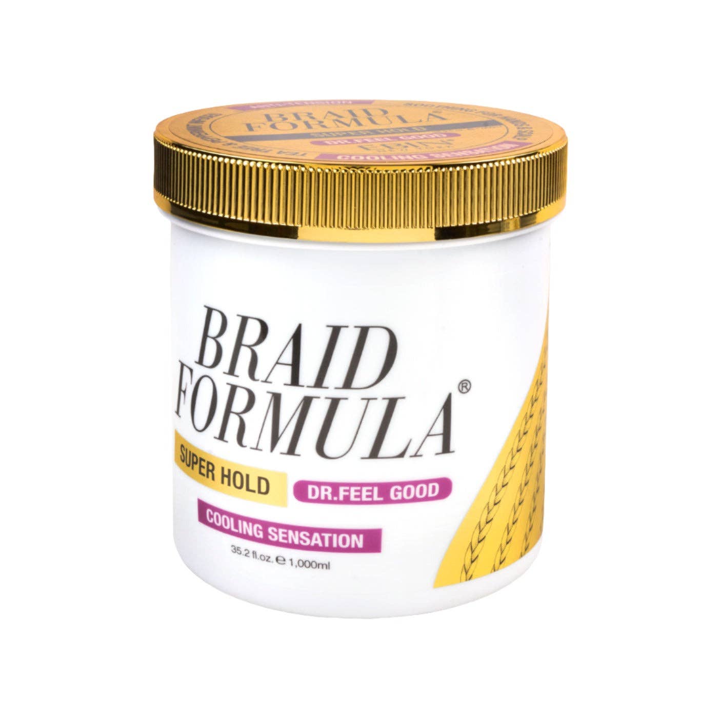 EBIN NEW YORK - BRAID FORMULA CONDITIONING GEL - Dr. Feel Good: 3.53 oz/ 100 mL
