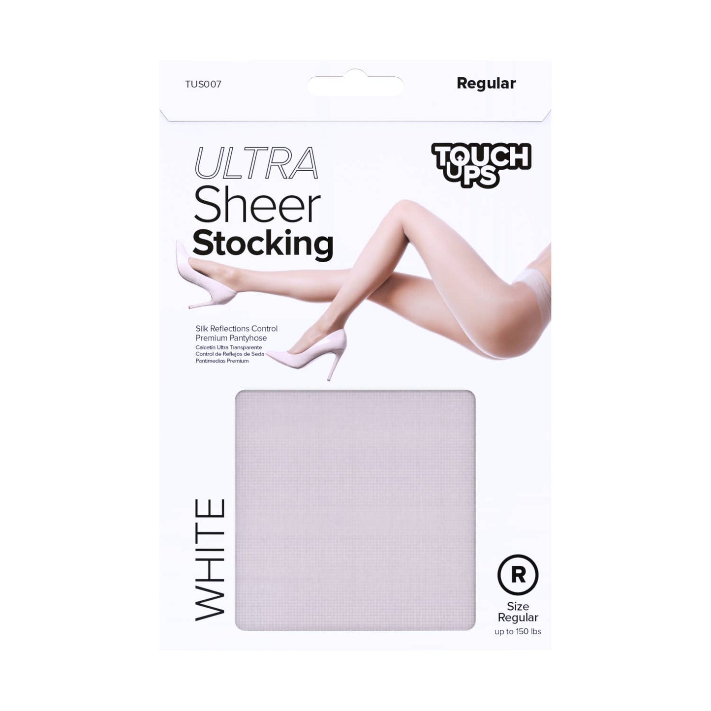 Touch Ups Ultra Sheer Stocking: Off Black - L-XL