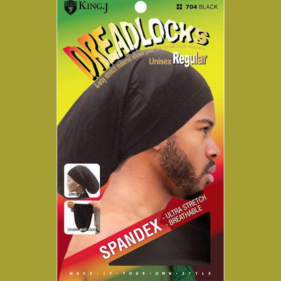 King J - Dreadlocks Spandex - Unisex Regular - Black