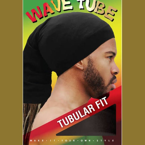 King J - Jumbo Dreadlocks Wave Cap - Black