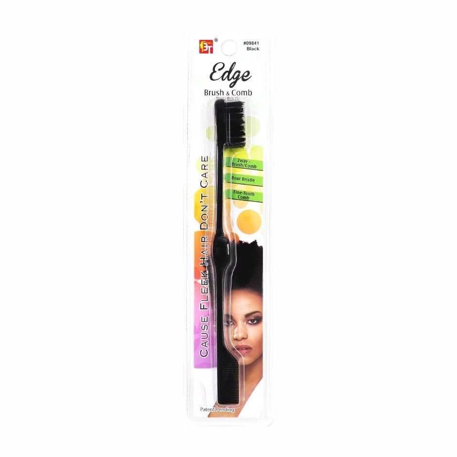 MI Hair Distribution - Edge Brush & Comb - Black