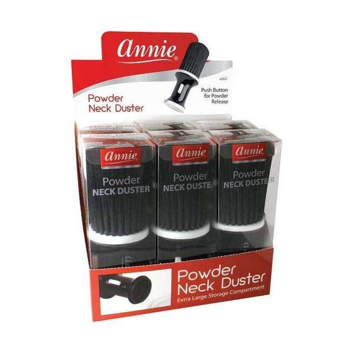 Annie Neck And Body Duster Display 6Ct Black