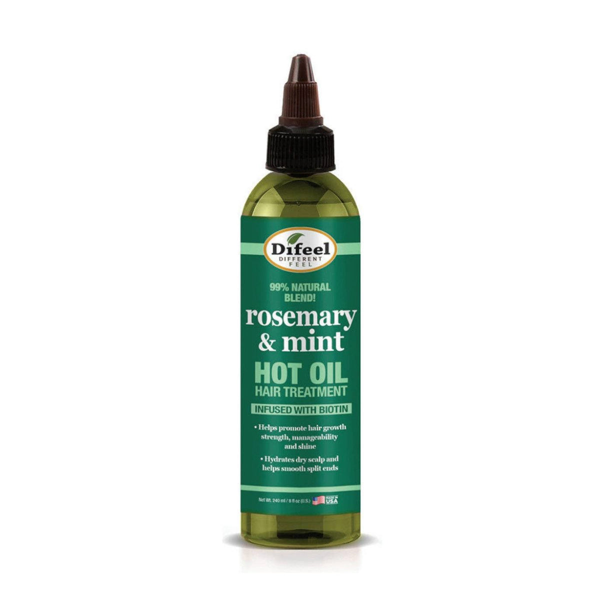 Difeel Rosemary & Mint Hot Oil Hair Treatment w/Biotin 8oz
