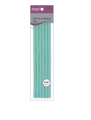 annie - soft twist rollers - 6 pcs - 7''