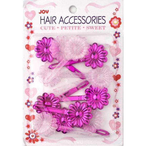 Annie - Joy Daisy Barrette 12ct Asst Pink