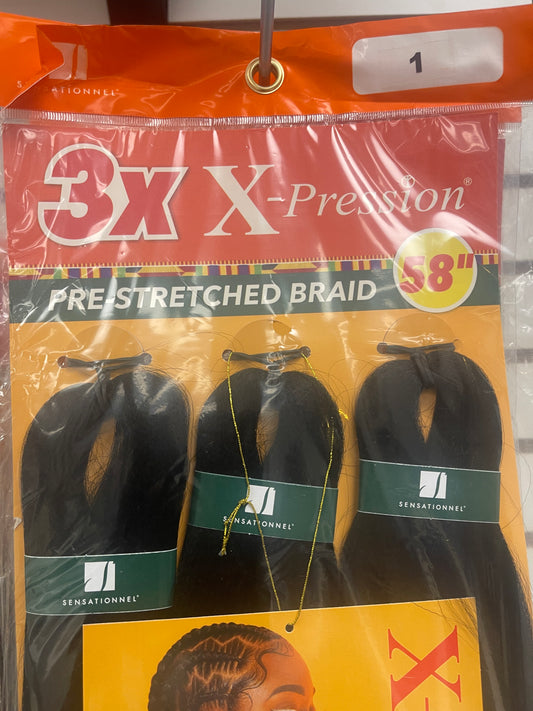 X-PRESSION PRE-STRETCHED BRAID