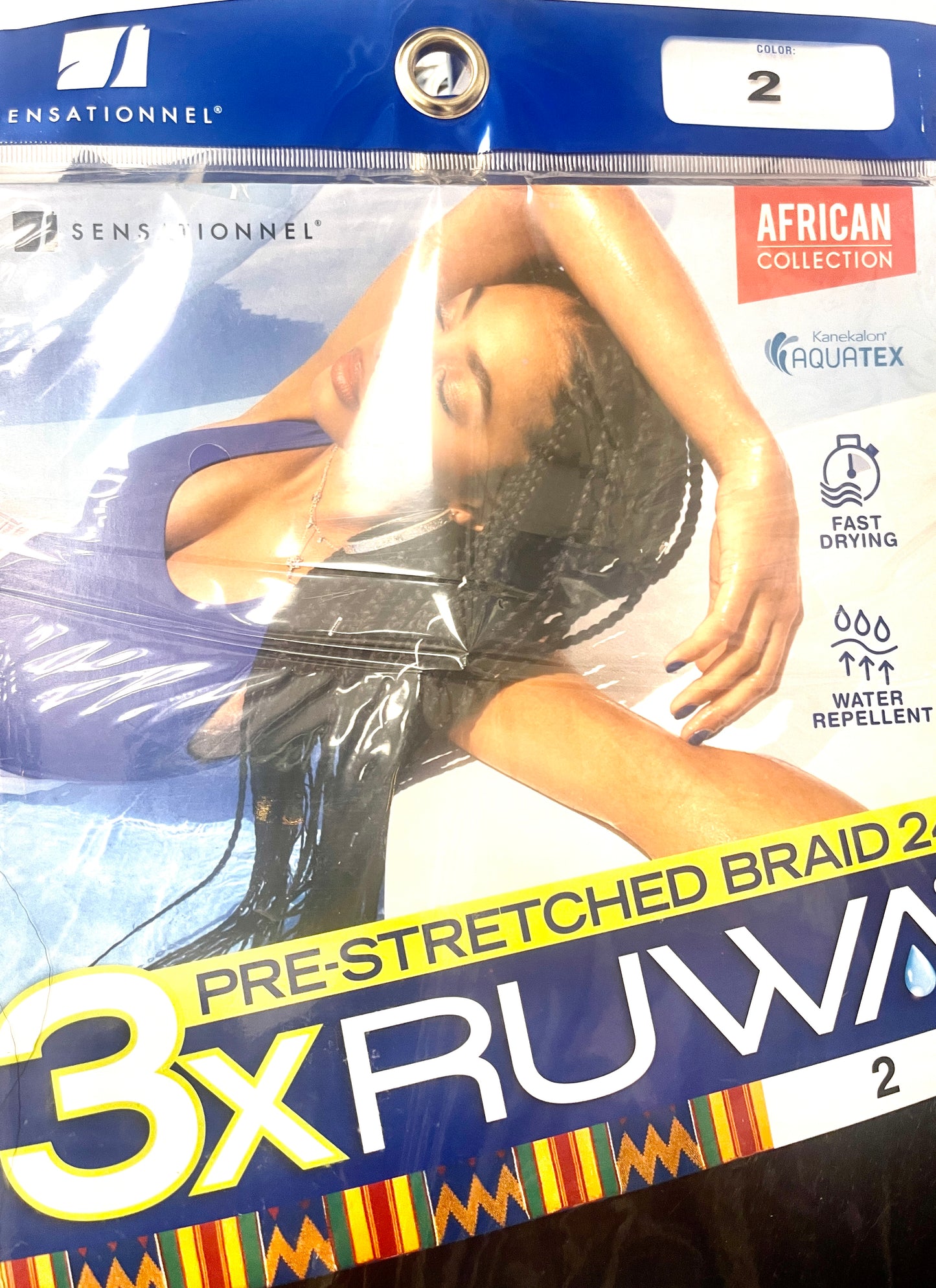 RUWA PRE-STRETCHED BRAID - 12''