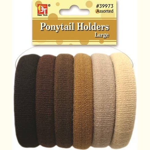 Ponytail Holders Large Assorted