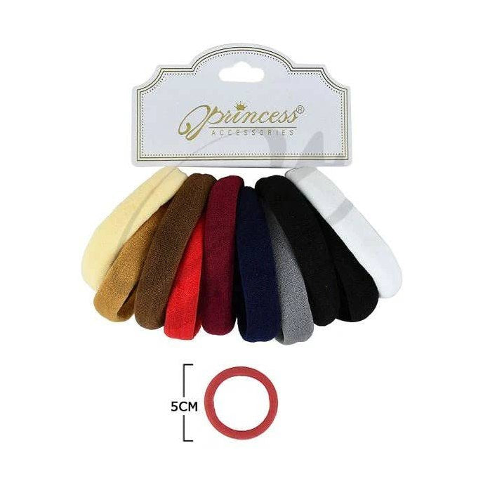 Calinaze - 10 PC ELASTIC HAIR BAND: MULTI
