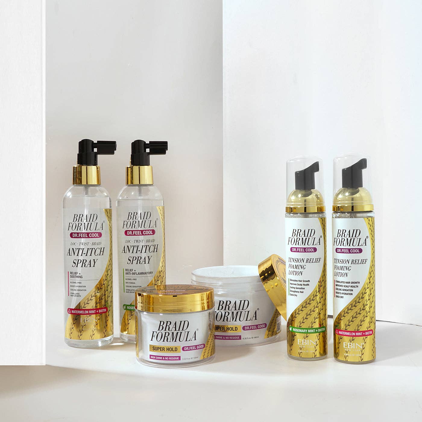 EBIN NEW YORK - Dr. Feel Cool Anti-Itch Spray - Watermelon Mint + Biotin