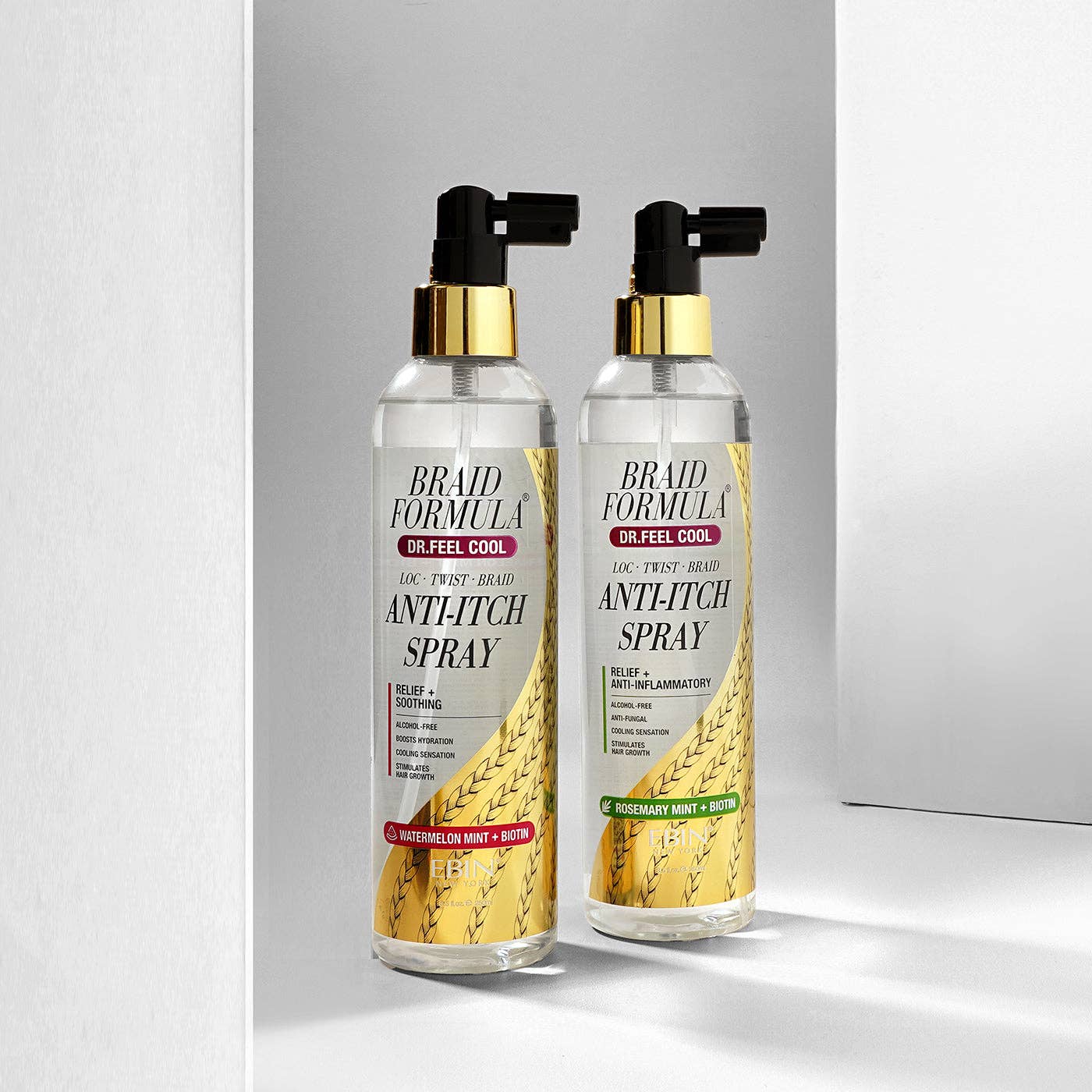 EBIN NEW YORK - Dr. Feel Cool Anti-Itch Spray - Rosemary Mint + Biotin