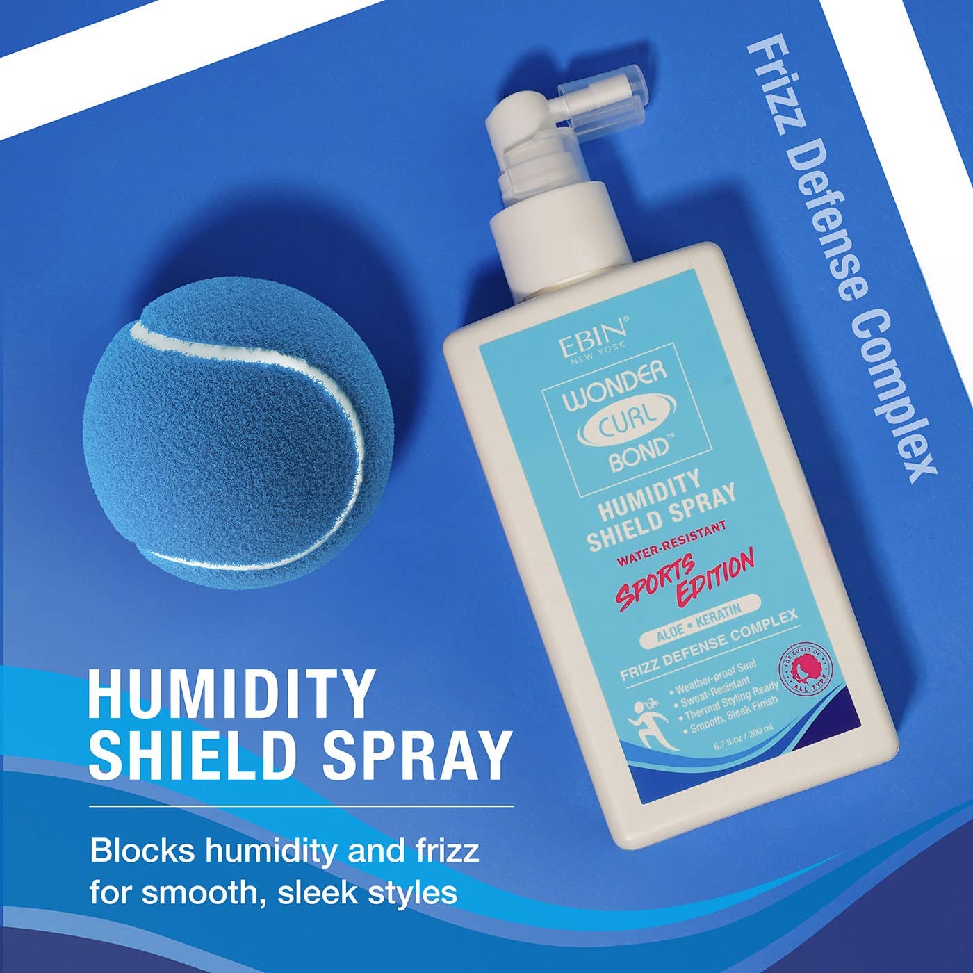 EBIN NEW YORK - Wonder Curl Bond - Humidity Shield Spray Sports Edition