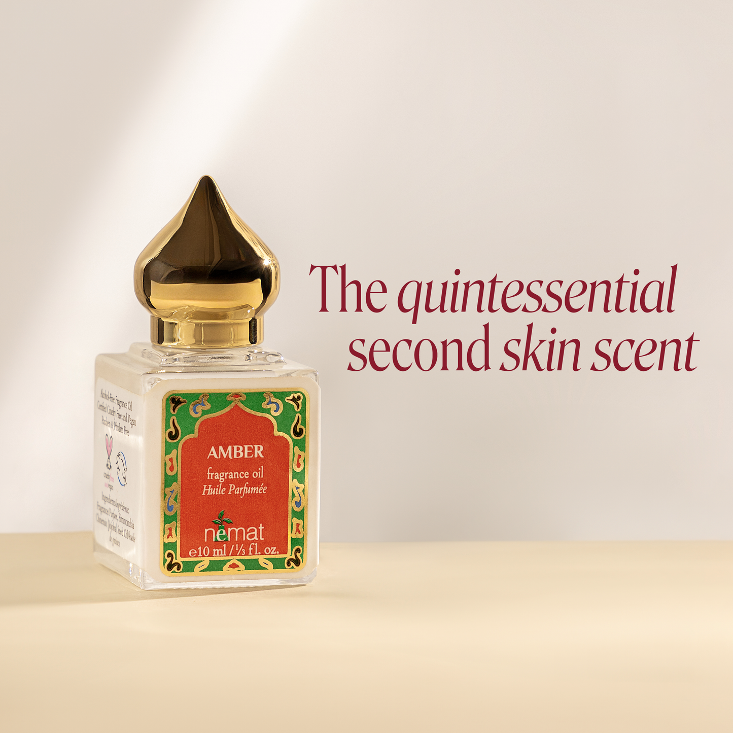 Nemat - Amber Perfume Oil: 10ml