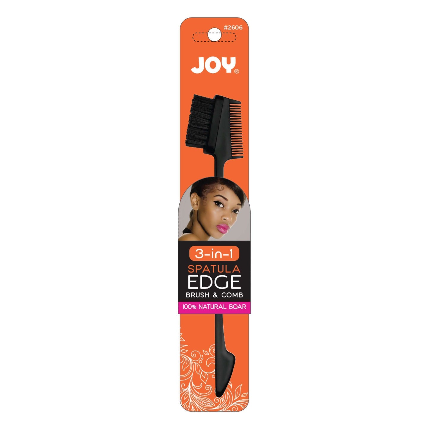 Annie - Joy 3 in 1 Spatula Edge Brush Boar Bristle Asst. 24ct Jar